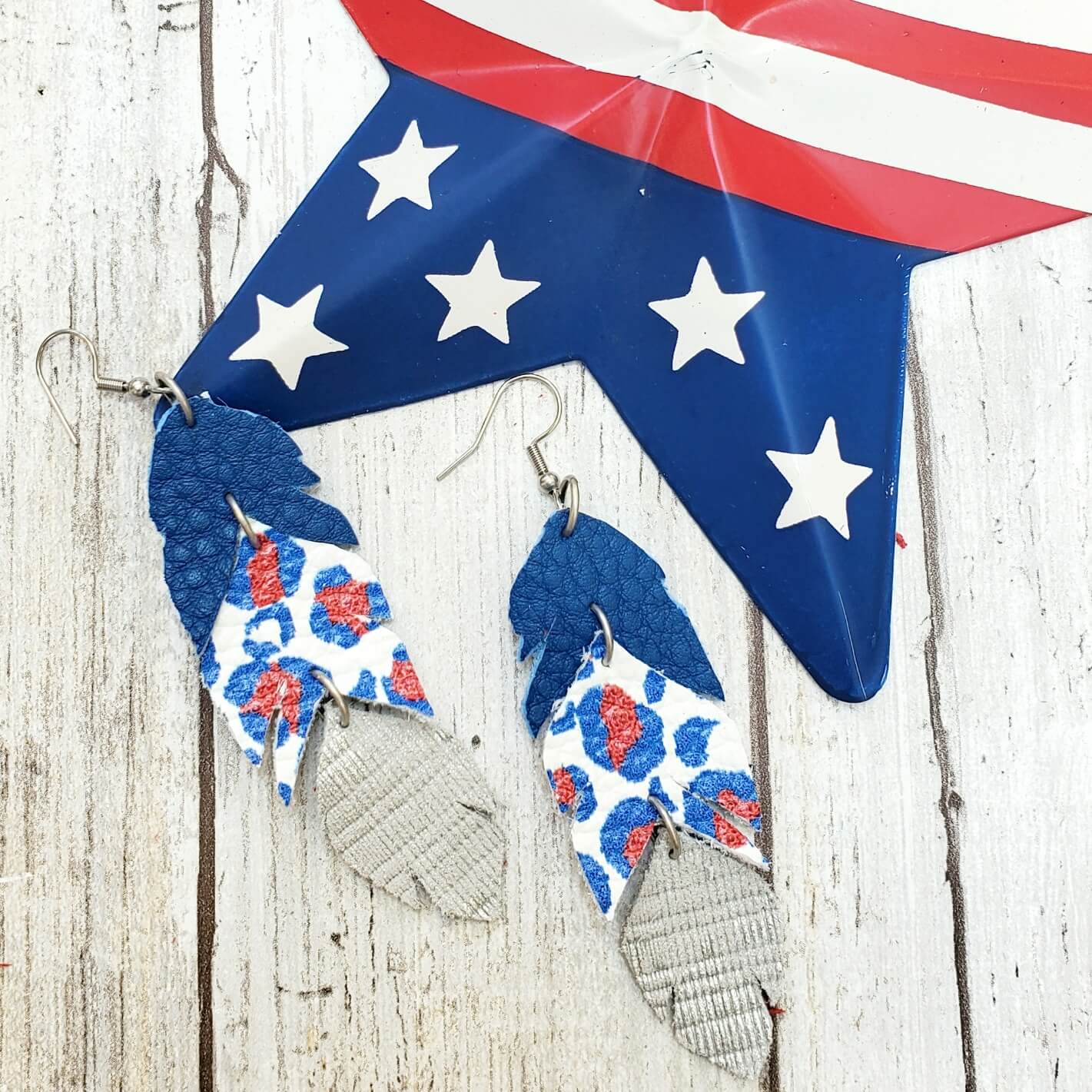 Patriotic Quinns - Blue, Leopard, and Silver