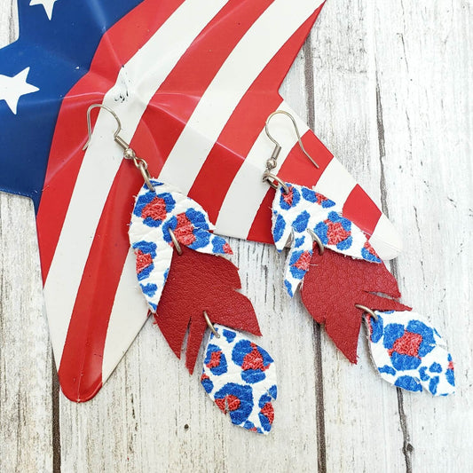 Patriotic Quinns - Leopard and Red