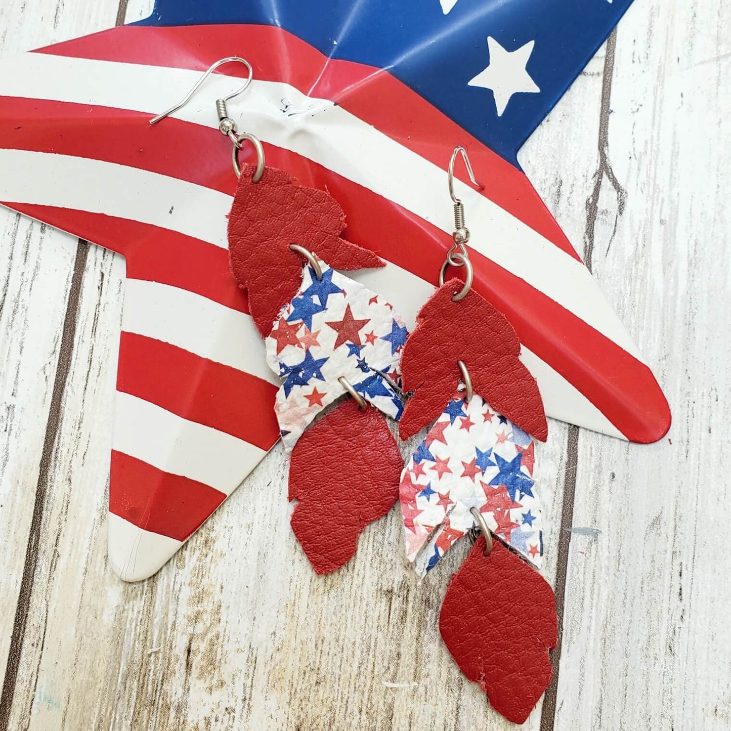 Patriotic Quinns - Red and Stars