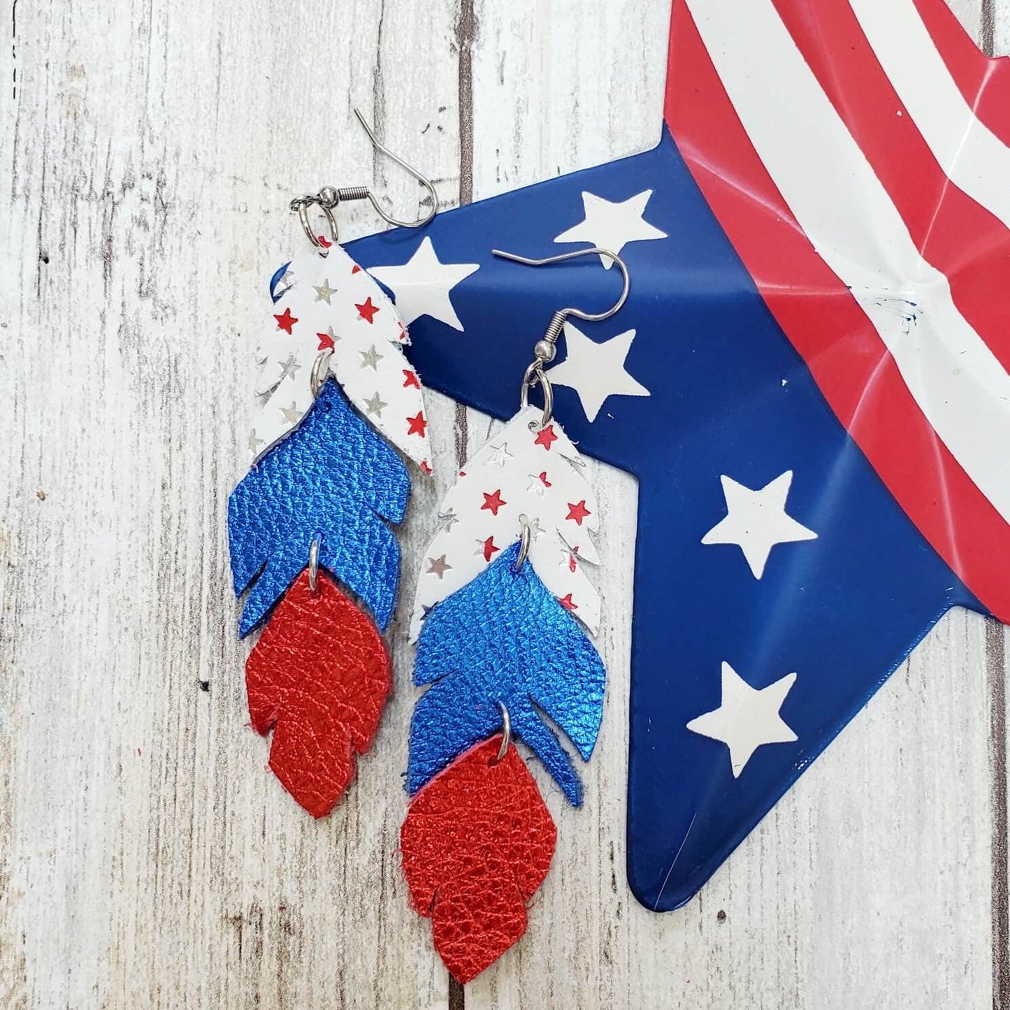 Patriotic Quinns - White, Blue and Red